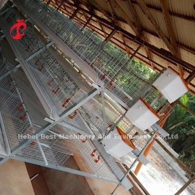 3 lub 4 poziom kurczaków Klatka H Pas ręczne system czyszczenia 2x2x1.6metry Doris